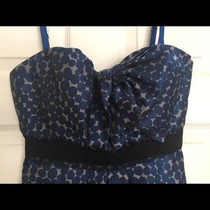 BCBG MaxAzria strapless cocktail dress